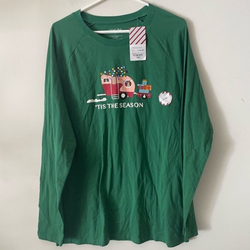 North Pole Men Long Sleeve T-Shirt Size L